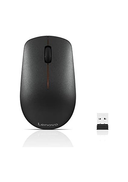 400 Wireless Mouse, Kablosuz Fare, 2,4 Ghz, 1200 Dpı, Siyah