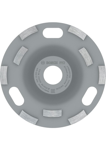 Professional Accessories 2608601763 Elmas Taşlama Diski Expert Açılı Taşlama Makinesi (Beton Için, Taşlama Diski: 125, Delik Çapı: 22,23 Mm, Beton Bileyici Için Aksesuar)