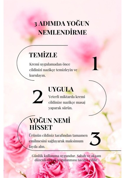 Gül Yağlı Yüz Bakım Kremi 40 ml Nemlendirici&Canlandırıcı fırsatları