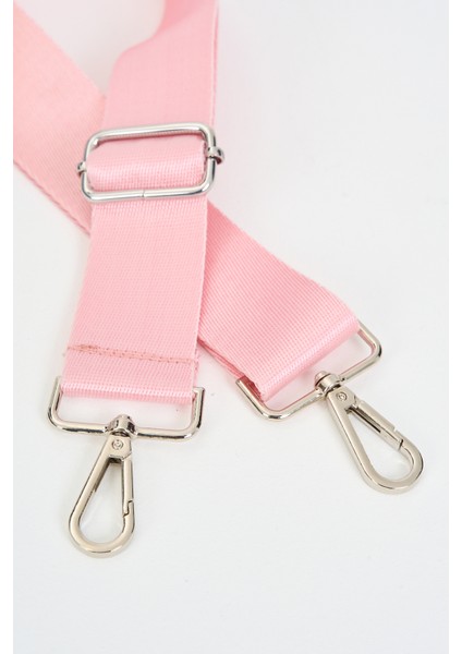 Baby Pink Ayarlanabilir Çanta Sapı Toz Pembe (Polyester) 110 cm G:4 cm fiyatları
