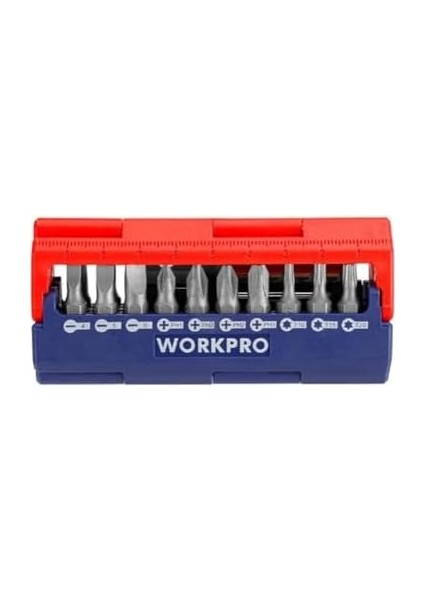 WP221062 13 Parça Manyetik Cr-V Vidalama Bits Uç Seti