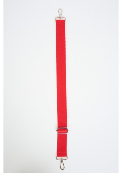 Scarlet Ayarlanabilir Çanta Sapı Kırmızı (Polyester) 110 cm G:4 cm