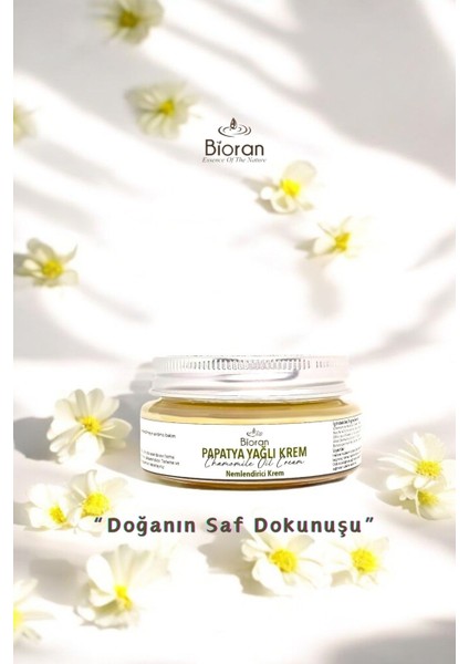 Papatya Yağlı Krem - %100 Doğal Nemlendirici ve Onarıcı Bakım 40 Ml.