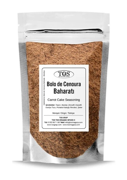 Gabriela'nın Bolo De Cenoura Baharatı 250 gr