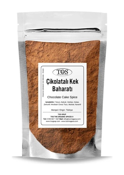 Clara'nın Çikolatalı Kek Baharatı 500 gr