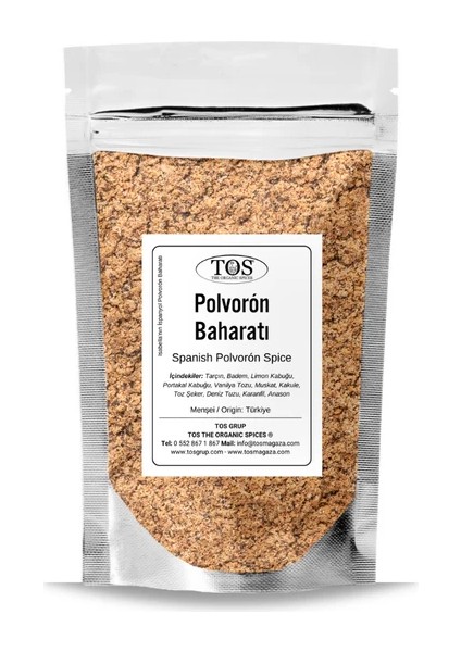 Isabella’nın Ispanyol Polvorón Baharatı 100 gr