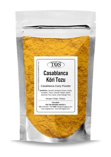 Fatima'nın Casablanca Fas Zencefilli Köri Tozu 500 gr