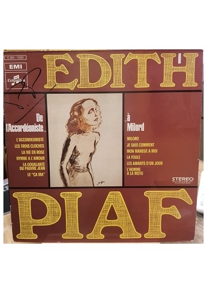 Edith Piaf – De L'accordéoniste À Milord - Vol. 1 - Plak Lp