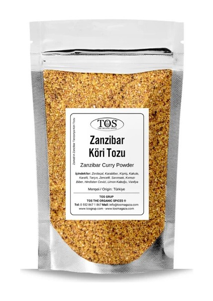 Zainab'ın Zanzibar Tanzanya Köri Tozu 100 gr