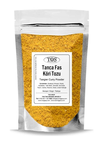 Zara'nın Tanca Fas Zerdeçallı Köri Tozu 500 gr