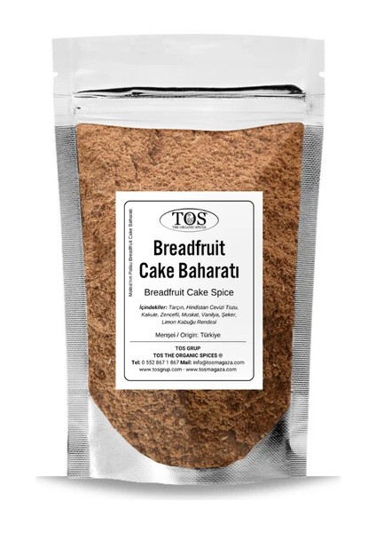 Malea’nın Palau Breadfruit Cake Baharatı 250 gr