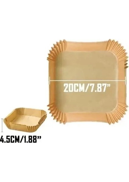 Airfreyer Fritöz Kağıdı Kare Xl / Xxl 100LÜ