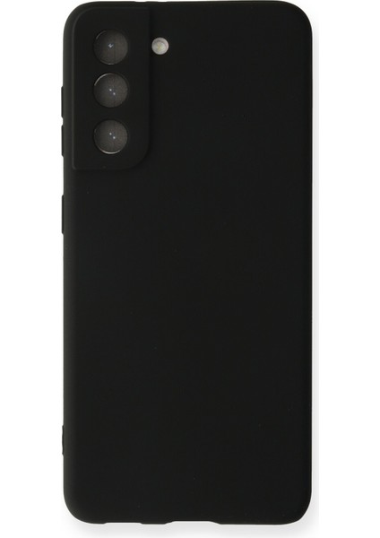 Samsung Galaxy S22 Plus Kılıf Slikon Kılıf Düz Renk Kılıf Koruyucu Kılıf - Siyah