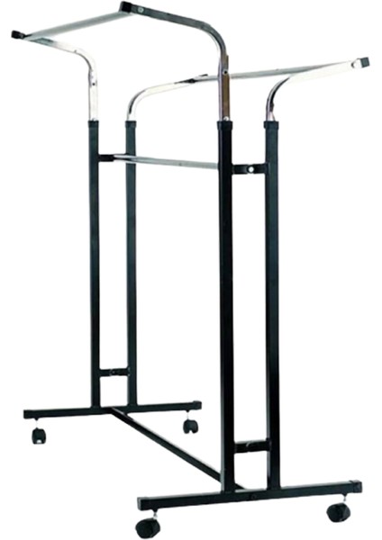 Profesyonel V Ayarlı Askılık, 120 x 165 cm , Orta Askılık Stant, Mağaza Askılık,