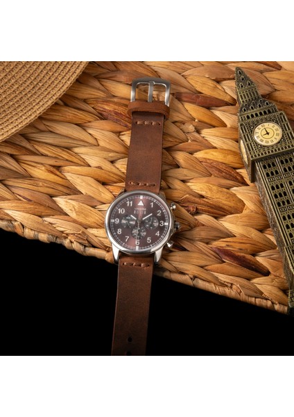 Tek Katlı Deri Saat Kayışı - Kahve modelleri