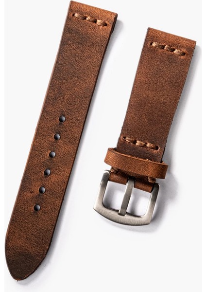 Tek Katlı Deri Saat Kayışı - Kahve fırsatları