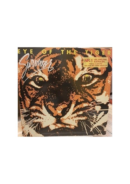 Survivor – Eye Of The Tiger - Plak Lp