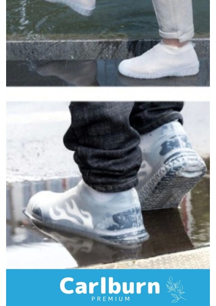 Premium Kaymaz Su Kir Geçirmez Sızdırmaz Esnek Ayakkabı Koruyucu Yağmur M Beden Silikon Kılıf fiyatları