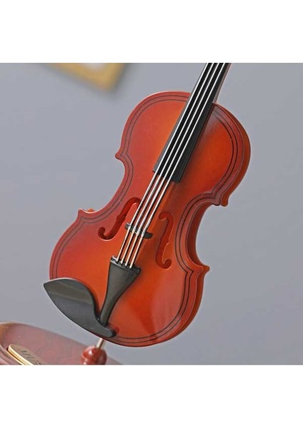 Kişiye Özel Keman Tasarımlı Kurmalı Müzik Kutusu modelleri