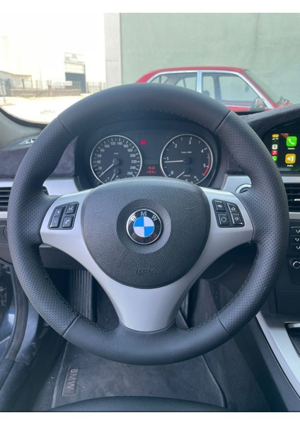 Bmw Uyumlu E90 Araca Özel Dikmeli Direksiyon Kılıfı