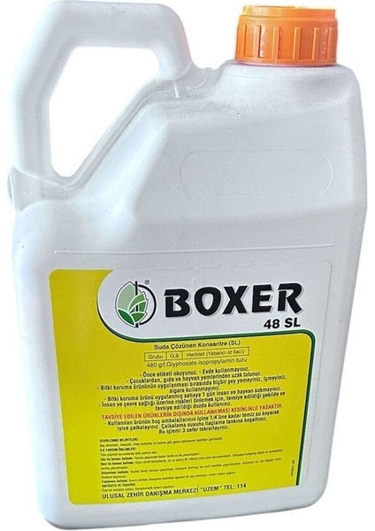 Boxer 5 Lt Ot Ilacı, Yeşil Kurutan, Çalı, Diken, Dar ve Geniş Yapraklı