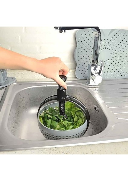 Hızlı Salata Kurutucu Süzgeç- Dönerli Süzgeç Dev Boy fırsatları