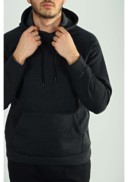 Tmb 3 Ip Şardonlu Kapşonlu Sweat 24 Füme indirimleri