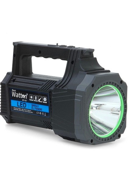 LED Şarjlı El Feneri 25W WT-417