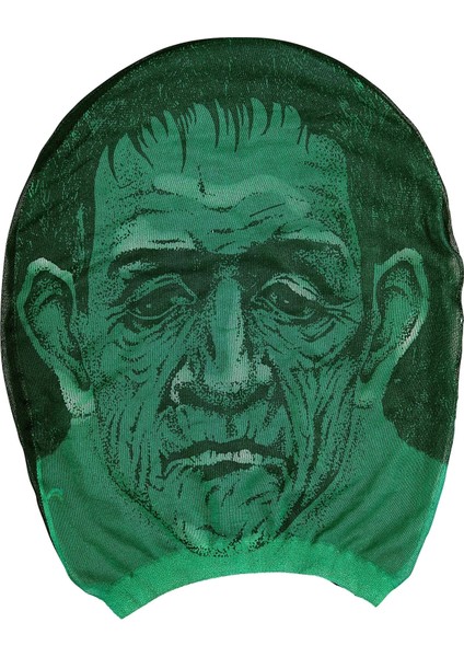 Kafaya Tam Geçmeli Bez Frankenstein Maskesi - Streç Korku Maskesi - 3D Baskılı Maske Model 5