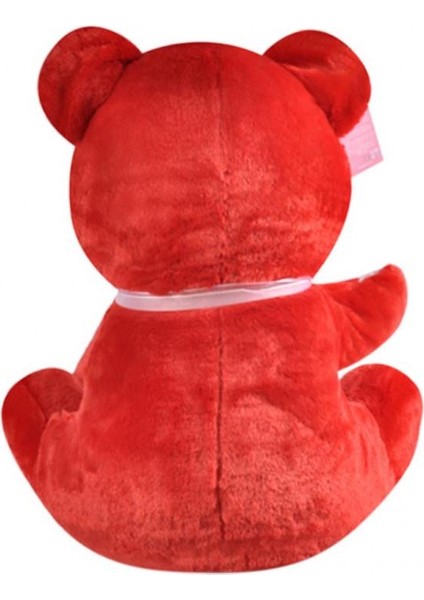 Tıkıl Ayı 57 cm Kırmızı Kalpli Peluş Ayı Sevgiliye Hediye