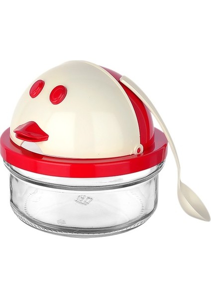 Ördek Figürlü Cam Şekerlik 420 ml