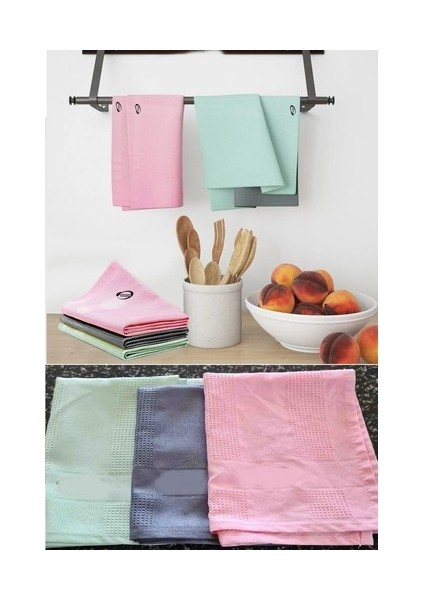 3 Adet Gerçek Mikrofiber Temizlik Bezi (40X60 Cm) - Iz Bırakmaz Cam Ev Araba Temizlik Bezi
