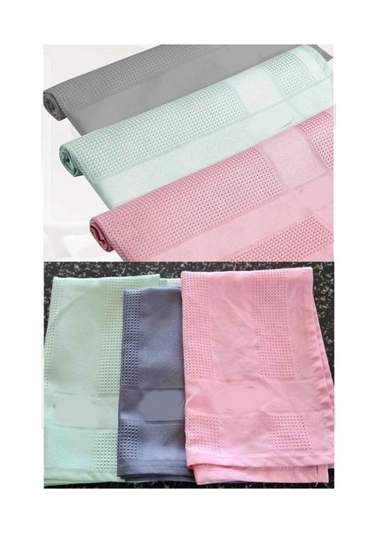 3 Adet Gerçek Mikrofiber Temizlik Bezi (40X60 Cm) - Iz Bırakmaz Cam Ev Araba Temizlik Bezi