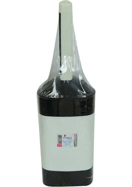 Plastik Elegant Muhafazalı Tuvalet Klozet Fırça Takımı Karışık Renk ZP-150