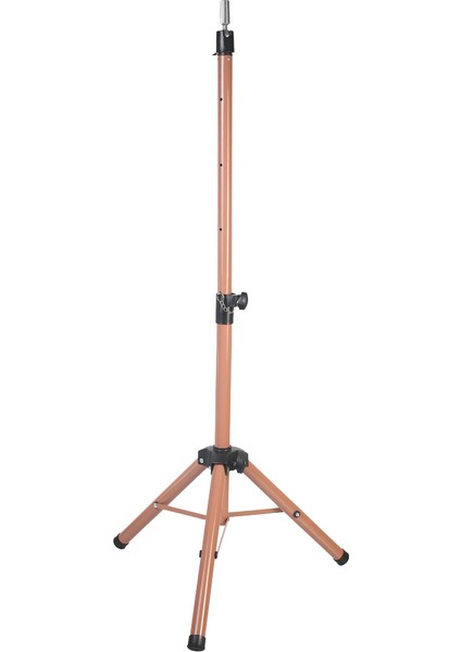 Kuaför Eğitim Mankeni Için Metal Tripod / Sütlü Kahve + Taşıma Çantası
