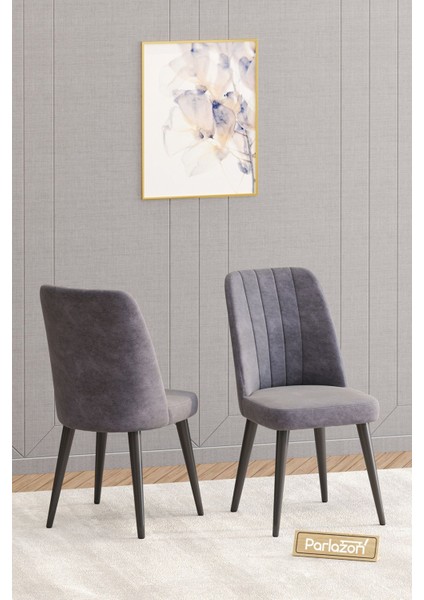 Pia 70x110 cm Efes Mutfak Masası, Masa Sandalye Takımı, Masa Takımı, 4 Gri Sandalye fiyatları