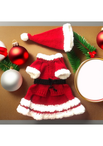 Kedi Köpek için Noel Anne Kostümü modelleri