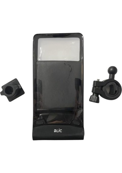 BST19 Telefon Tutucu pvc 4'' - 7" Gidon Bağlantılı