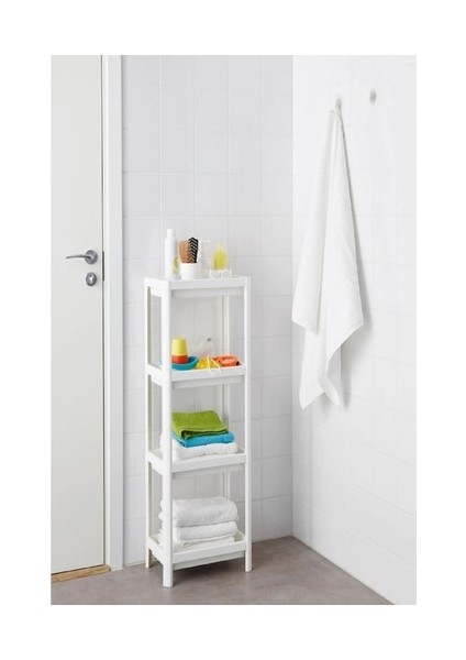 Shelf 3 Katlı Raf Ünitesi - Mutfak - Banyo Depolama Rafı