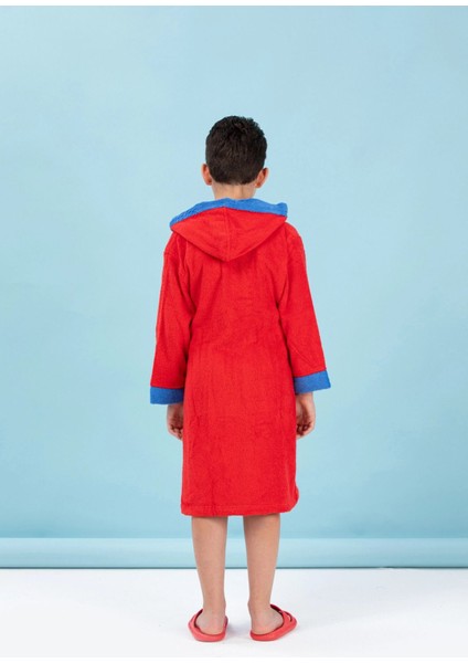 Cars Go Nakışlı Disney Lisanslı Kapüşonlu Çocuk Bornozu 5-6 Yaş modelleri