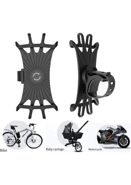 Silikon Esnek Bisiklet Telefon Tutucu modelleri