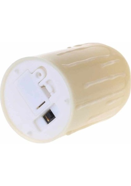 Alevli LED Mum Hareketli Alev Görünümlü Dekoratif Mum - 9cm - 1 Adet