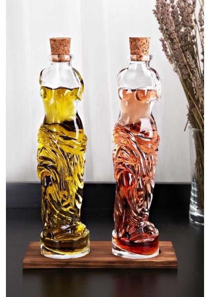 Venüs Yağdanlık - Kadın Figürlü Sirkelik Sosluk 700 ml 2 Li Set fırsatları
