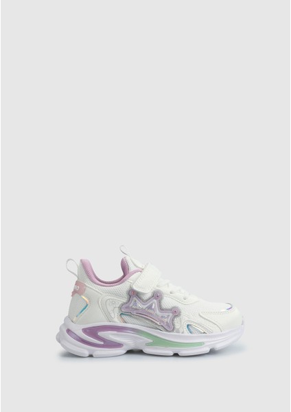 Beyaz Kız Çocuk Sneaker