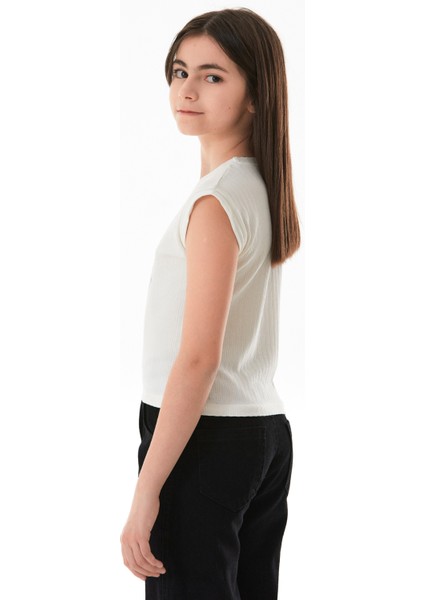 Always Pretty Yazı Baskılı Kız Çocuk Tişört fırsatları