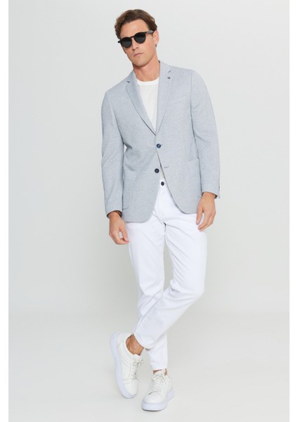 360 Her Yöne Esneyen Slim Fit Dar Kesim Mono Yaka Armürlü Torba Cepli Blazer Ceket fiyatları