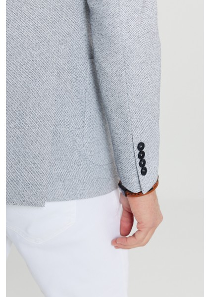 360 Her Yöne Esneyen Slim Fit Dar Kesim Mono Yaka Armürlü Torba Cepli Blazer Ceket indirimleri