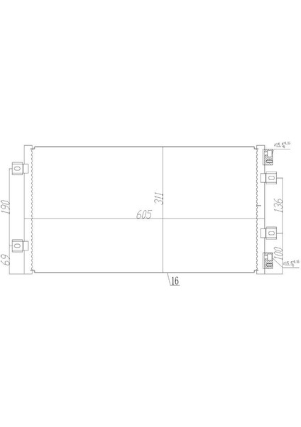 -CFI369016 - Kondenser Fıat Punto Iı 1,2 I, 1,2 I 16V 01>02