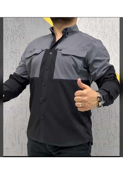 Ithal Kumaşlı Nefes Alabilen Outdoor Taktikal Gömlek – Dayanıklı ve Konforlu Tasarım