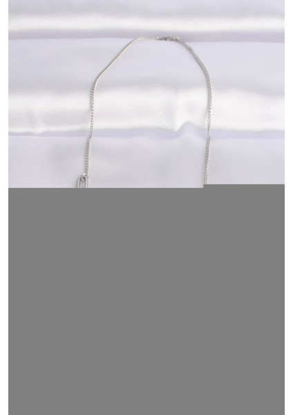 316L Çelik Zincir Gümüş Renk Tiffany Zincirli Love Yazılı Kilit Kolye fiyatları